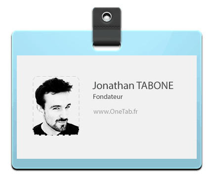 Jonathan Tabone, Président et fondateur de OneTab S.A.S
