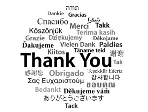 Merci dans toutes les langues
